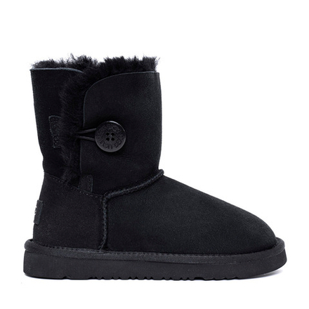Ugg Kids Bailey Button “Black”