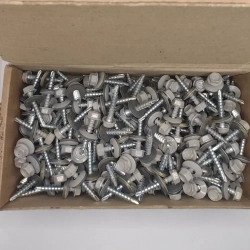 Саморезы кровельные по дереву 4.8х29 RAL 7004 (Сигнальный серый) 1кг