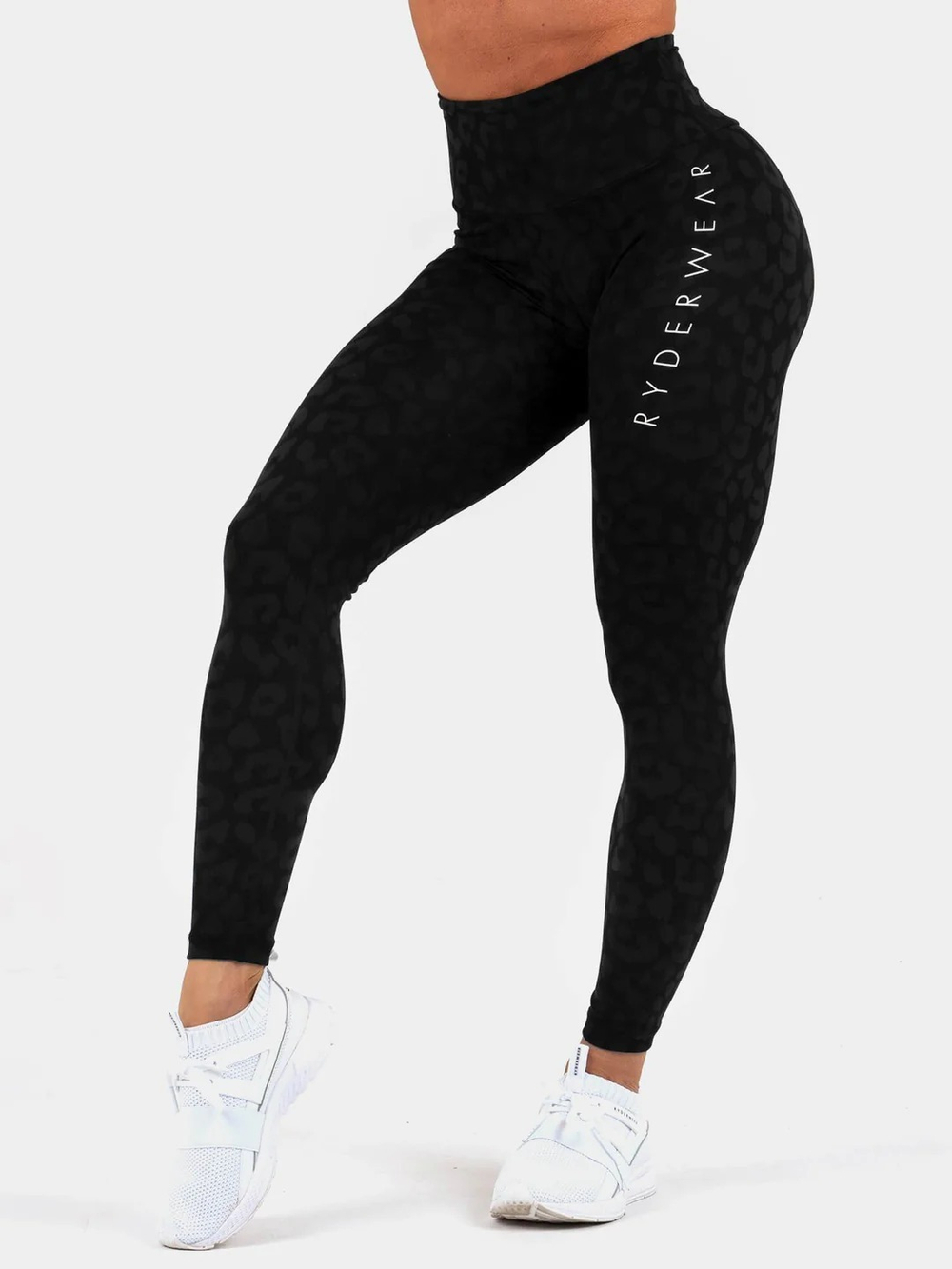 Леггинсы RYDERWEAR Instinct Scrunch Black Leopard