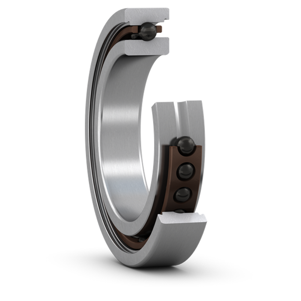 Прецизионный высокоскоростной универсальный однорядный радиально-упорный шарикоподшипник типа B 7014 ACBGA/HCP4A