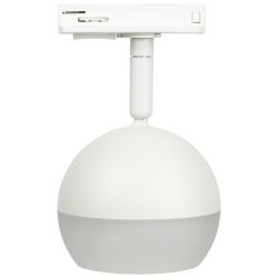 Трековый светильник однофазный ЭРА Round TR46-GX53 WH под лампу GX53 белый | Однофазные светильники под лампу