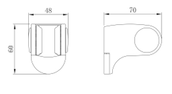 Крепление настенное Lemark LM8083C поворотное для лейки