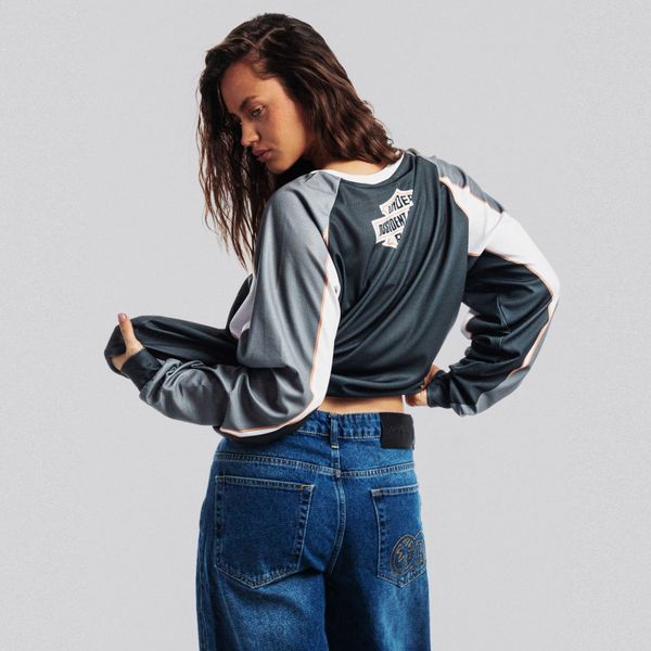 Лонгслив джерси DD Derby темно-серый - фото 4