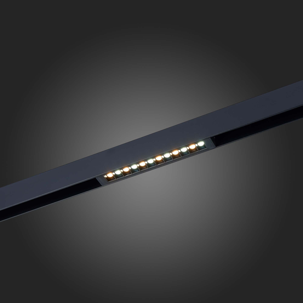 ST655.496.09 Св-к трек. SMART Черный LED 1*9W 2700K-6000K 700Lm Ra&gt;90 24 IP20 L220xW25xH41 220V