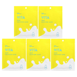 G9skin, Vita, маска для глубокого увлажнения, молочко, 5 шт., 22 мл (0,74 жидк. унции)