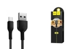 Кабель USB - microUSB HOCO X20 2м силиконовый Black