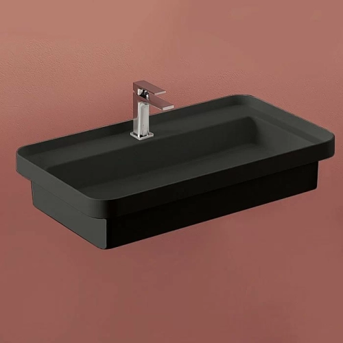 Раковина Artceram Fuori Scala 80,5 TFL035 17 00 *1 черная матовая