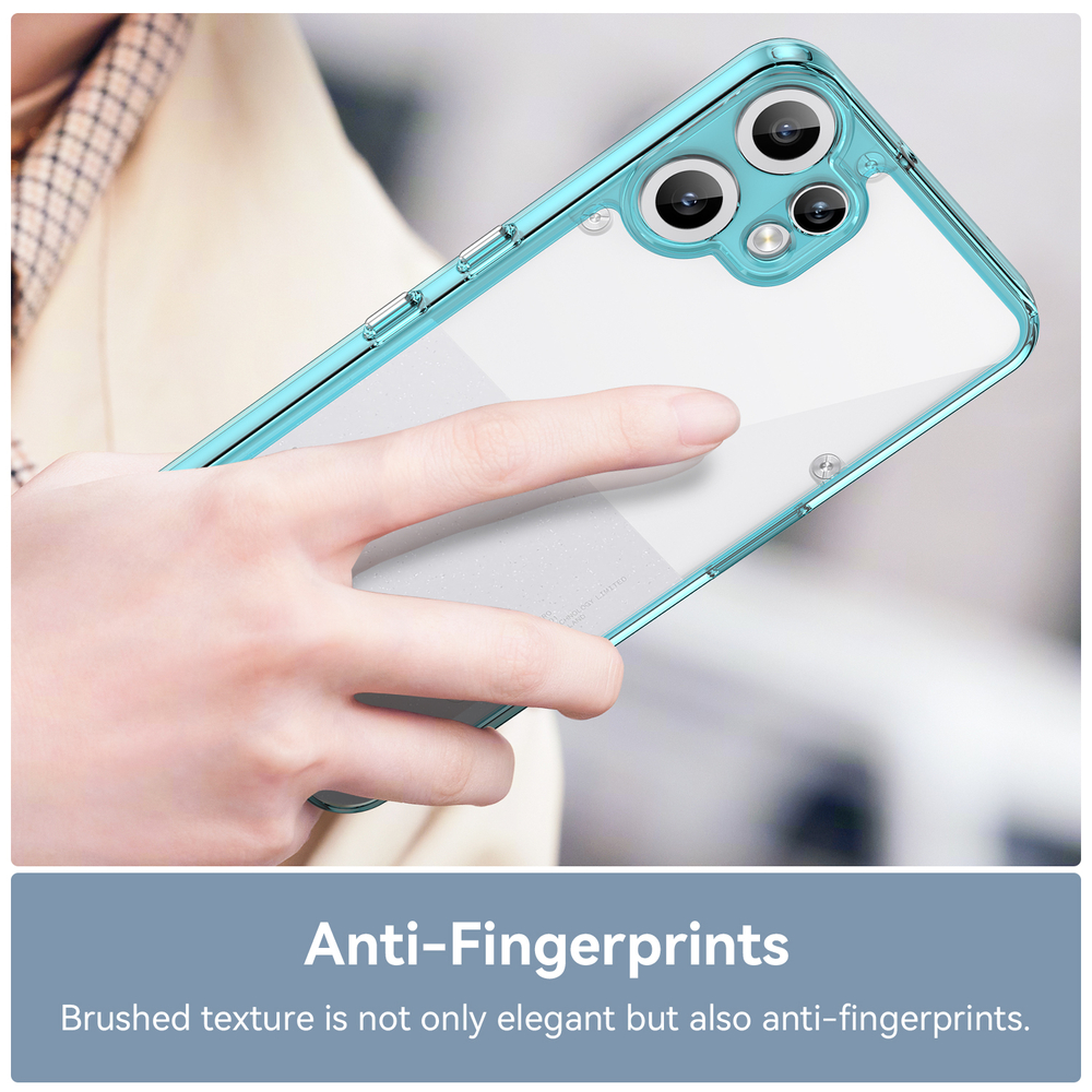 Усиленный чехол с мягкими рамками бирюзового цвета для Nothing CMF Phone 2 Pro, увеличенные защитные свойства