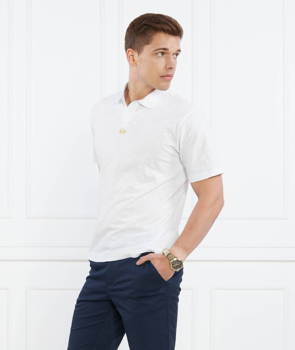 Поло La Martina - белый(CCMP05 JS259)