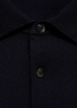 Свитер-поло из 100% мериносовой шерсти