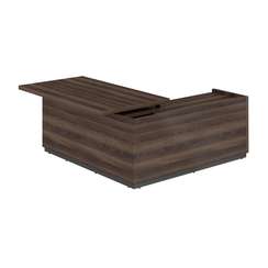 RF.101L.DA.DA / Стол для руководителя, левый 1850х1850х750 мм / столешница: дуб адриа, основание стола: дуб адриа