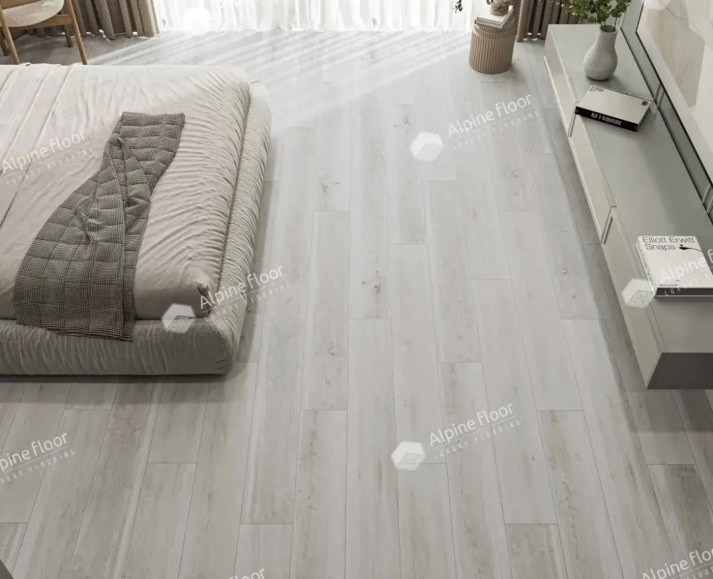 SPC ламинат Alpine Floor Дуб Выбеленный