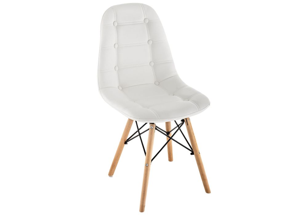 Деревянный стул Kvadro white