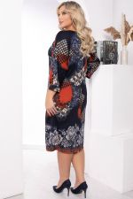 Платье "Белуччи" (синее) НЬЮ П7792 LT Collection