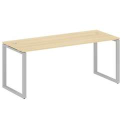 Metal System Стол письменный на О-образном м/к БО.СП-5 Акация Лорка/Металл Серый 1800*720*750