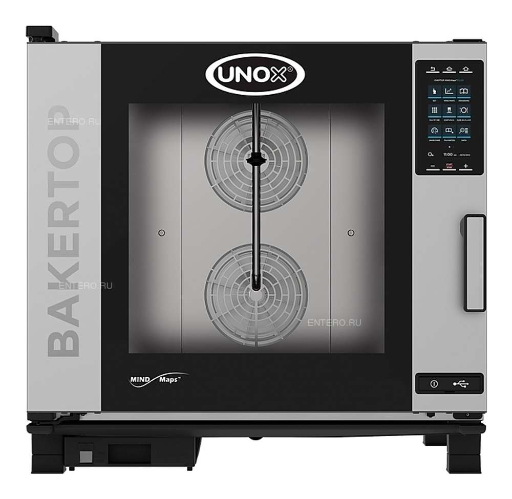 Печь конвекционная UNOX XEBC-06EU-EPR + XEBDC-01EU-C + XEBPC-08EU-B