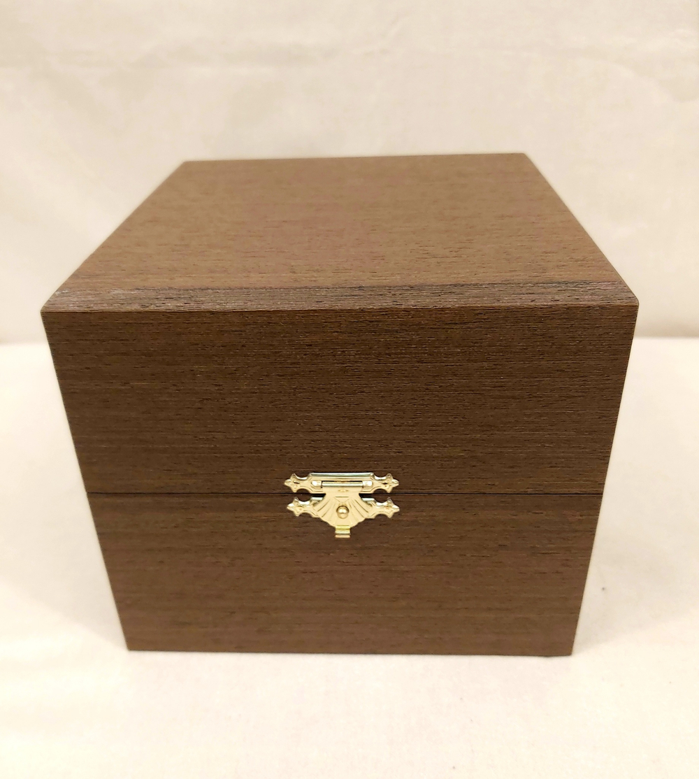 Коллекционный елочный шар с росписью Палех "Тройка" в футляре