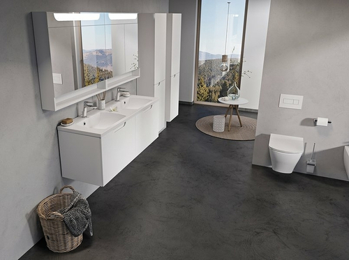 Тумба под раковину Ravak SD Classic II 130 X000001483 подвесная Белая Серая