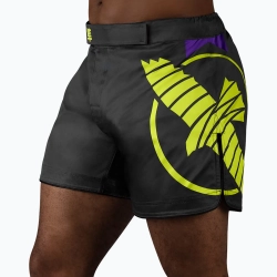 Шорты Hayabusa Icon MMA чёрно-неоновые