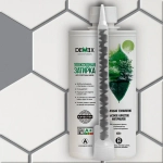 Эпоксидная двухкомпонентная затирка для плиточных швов DEMEX I Светло-серый