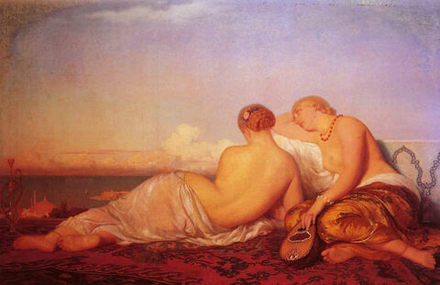 Antoine Auguste Ernest Hebert (1817-1908) - эротическое искусство французского художника