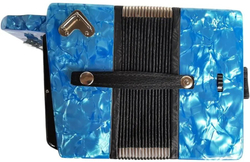 ГАРМОНЬ "ЧАЙКА-204" (S6ХL), ЦВЕТ ГОЛУБОЙ