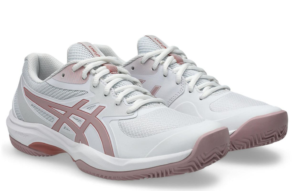 Женские теннисные кроссовки Asics Game FF Clay/OC - white/morganite
