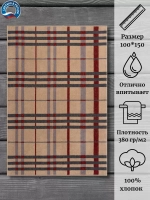 Полотенце махровое 100% хлопок ПТ-1202-05581 (100*150)
