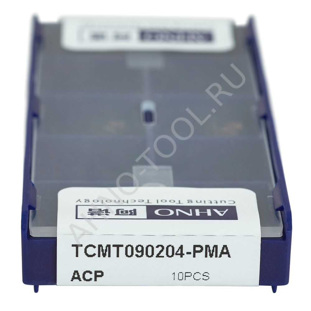 Пластина твердосплавная ISO TCMT090204-PMA ACP20E AHNO по стали, получистовая