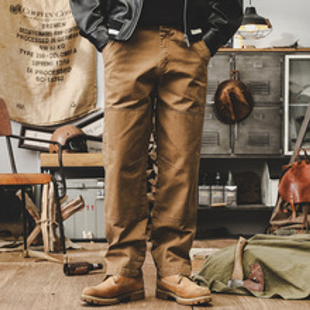 Мужские винтажные брюки-карго в американском стиле
