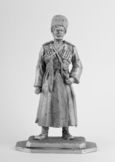Оловянный солдатик Казак с плеткой, 1914