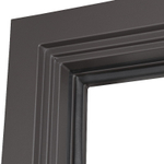 Стальная дверь Таганай с окном и английской решеткой (терморазрыв 3к)