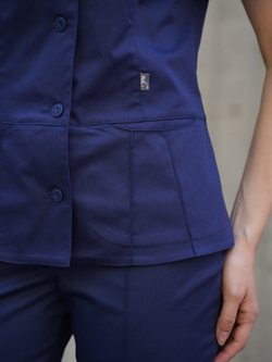 Костюм медицинский женский | Бл-334+Б-110 клеон премиум