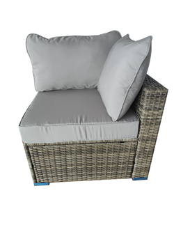 Модульный комплект из искусственного ротанга Абион Greige