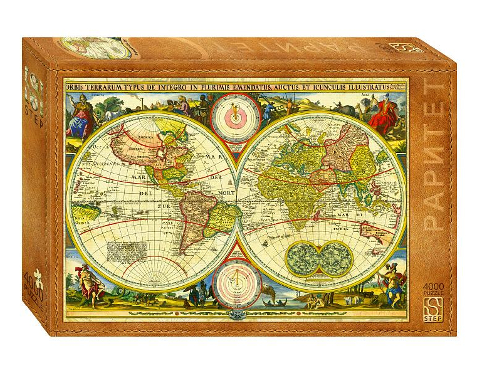Пазл 4000эл. "Историческая карта. 1657" (Степ пазл)