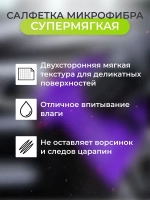 Smart Open SOFT FIBER LIGHT Микрофибра супермягкая 340 г/м 40х40, 2шт