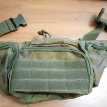 Тактическая военная сумка поясная через плечо Мох