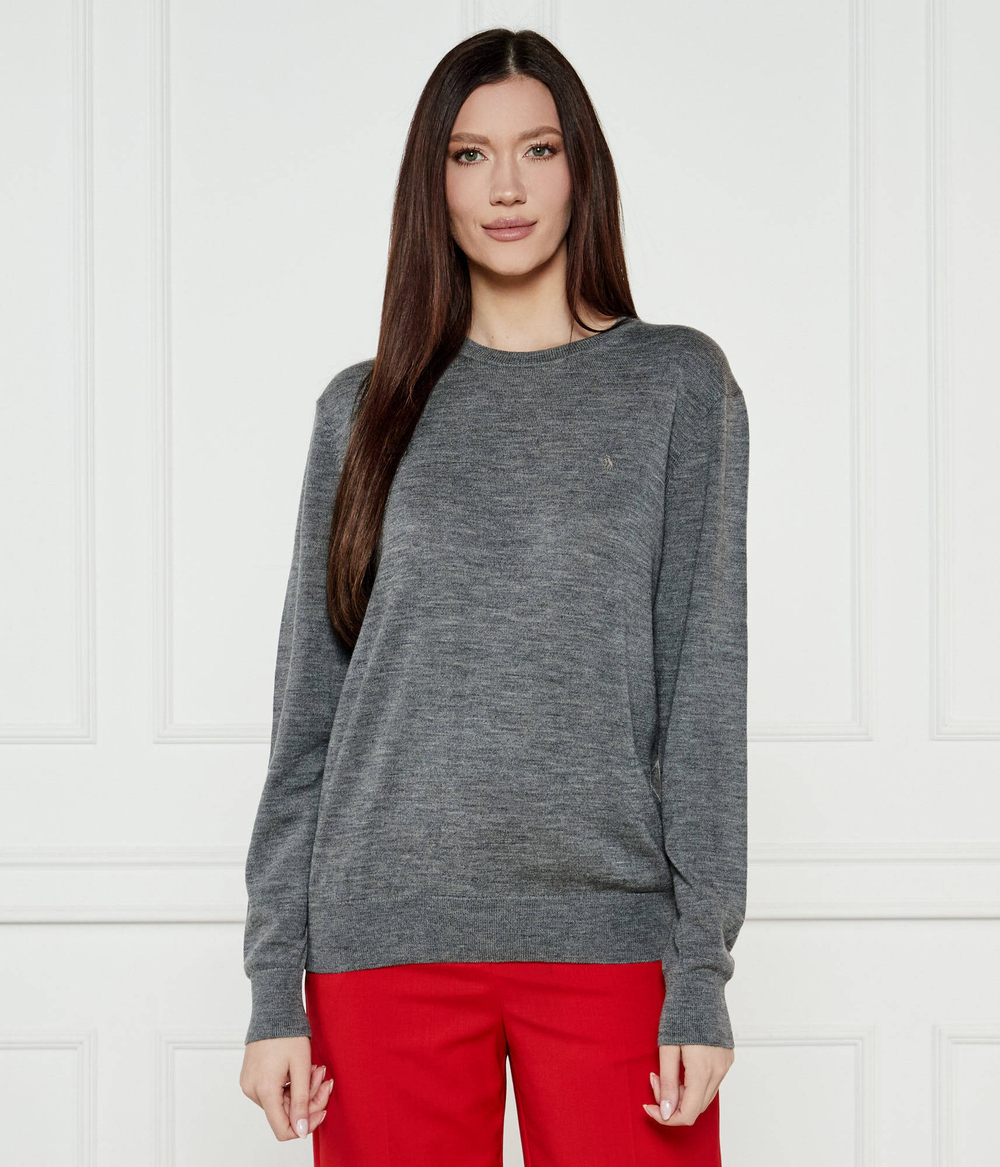 Шерстяной свитер POLO RALPH LAUREN - серый(211956230)