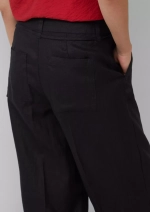 Льняные брюки с поясом