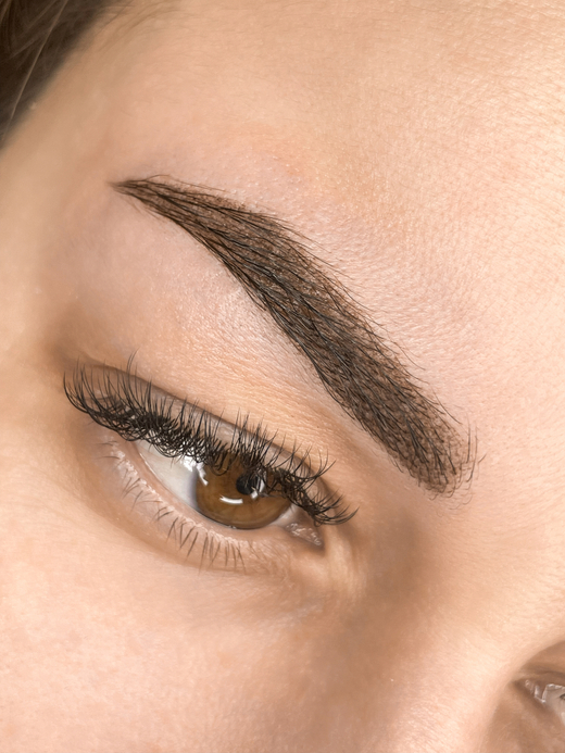 Перманентный макияж бровей пудровое напыление