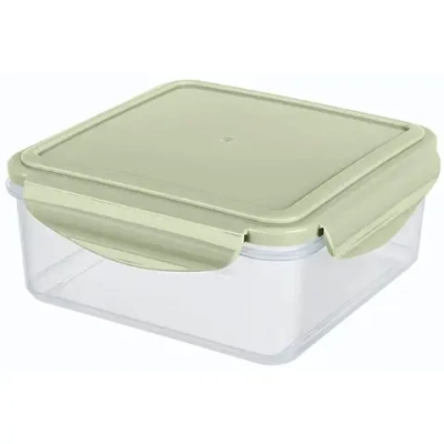 Контейнер для продуктов 1л прямоугольный «SMART LOCK» зеленый
