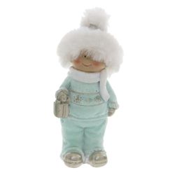 GAEM Фигурка декоративная "Мальчик/Девочка", L6 W5 H13 см, 2в.