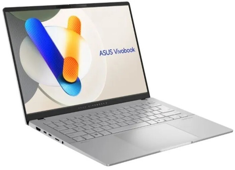 Ноутбук  ASUS VivoBook S14 OLED M5406NA-QD080 14 ", Ryzen 5, 16 Гб RAM, 512 Гб SSD, Radeon Graphics, Серебристый