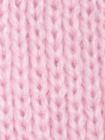 Шарф зимний вязаный с бубонами для девочки