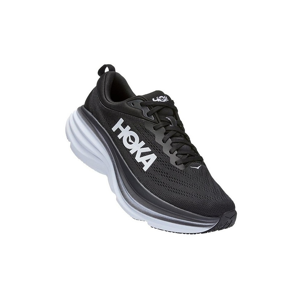 Кроссовки мужские HOKA M BONDI 8 X-WIDE Black / White
