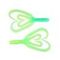 Твистер Helios Credo Four tail 2,35"/6,0 см Blue Lime 10шт. (HS-20-040)