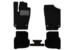 Коврики в салон для VOLKSWAGEN Polo, 2009-2015, 2014-2020, седан, 5шт. (текстиль) KLEVER05513022112KH