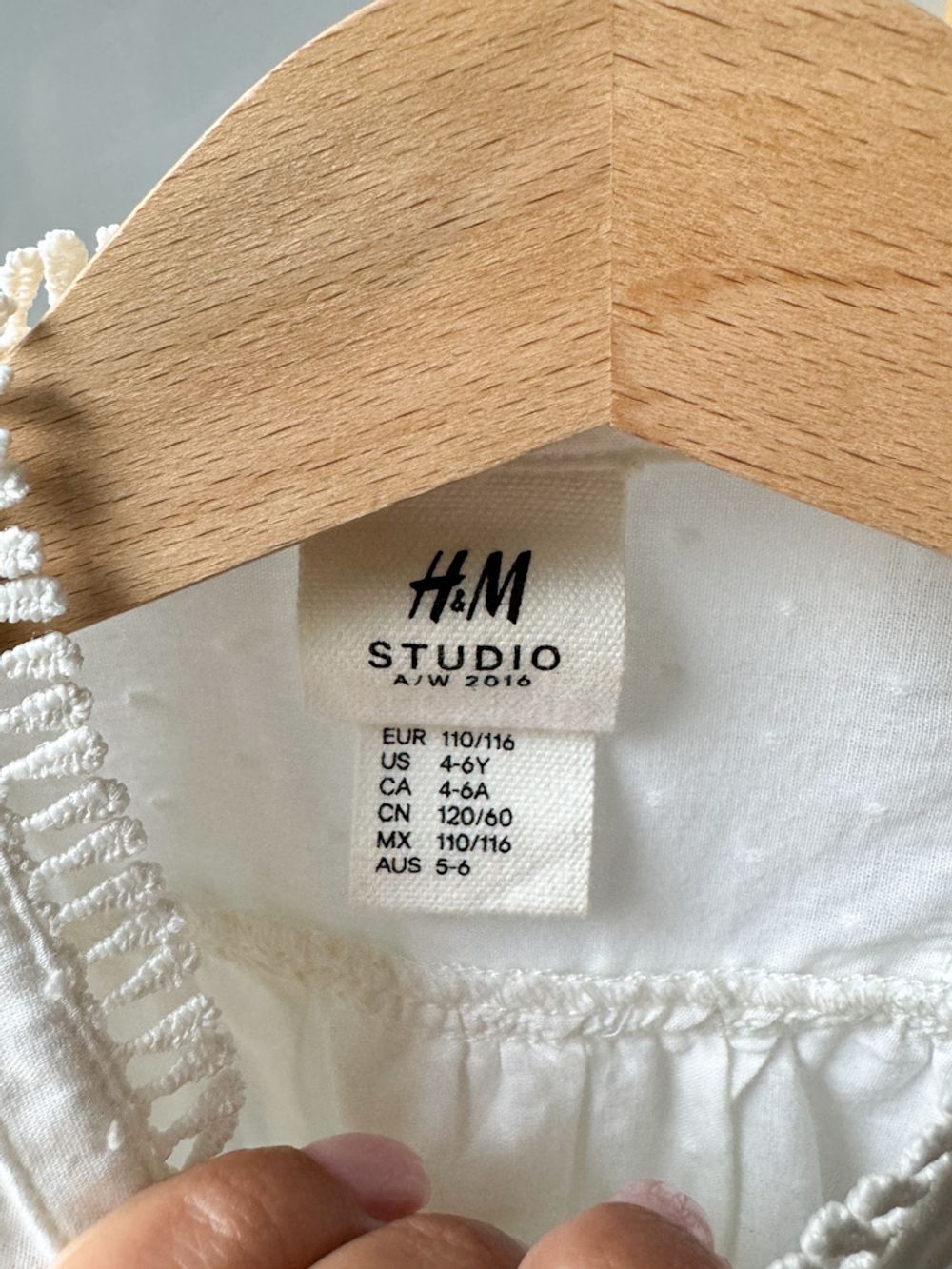 Хлопковая блузка H&M, 110-116