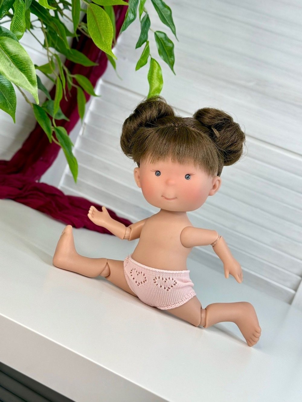 Кукла Nines виниловая 30см PIPPA шарнирная без одежды (2911W)