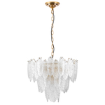 799092 Люстра RETRO 9х8W (led) E14 ЗОЛОТО/ПРОЗРАЧНЫЙ